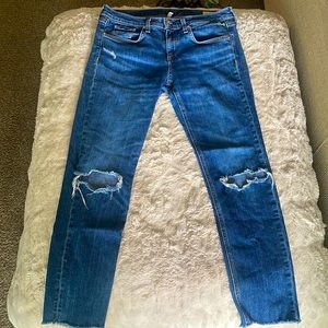 Rag & Bone Dre slim boyfriend low rise jeans size 27